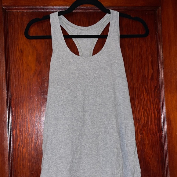 Grey Racerback Lululemon Tank - Picture 1 of 2